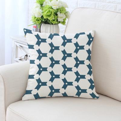 Simple Green Series Patterns Throw Pillow Cover With Short Plush Print Living Room Sofa Decoration Cushion Cover Pillow Covers