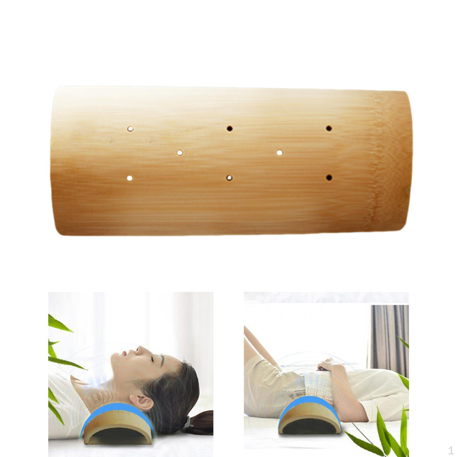 

Бамбуковая подушка для шеи для сауны, поддержка шейного отдела, дышащая, удобная, эргономичная 7cm