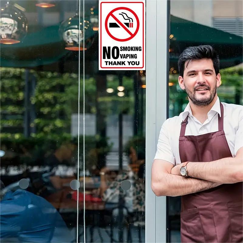 No Smoking Stickers, Sign Stickers, Can Protect Against UV Rays, Wind and Rain, Fade, Can Be Used Indoors and Outdoors