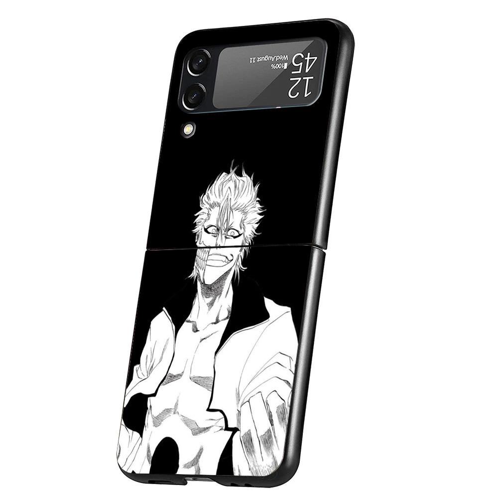 Bleach Grimmjow Cover Phone Case For Samsung Galaxy Z Flip 7 6 5 4 3 5G Flip7 Flip6 Flip5 Flip4 Flip3 Black Fundas Shell Galaxy