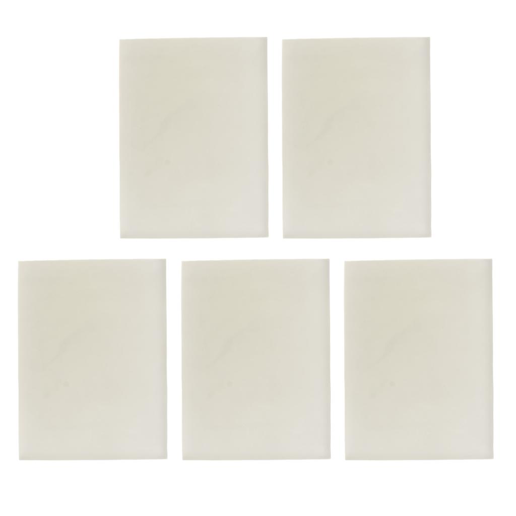 5pcs Stamp Carving Block Soft Rubber Block DIY Hand Made Crafts for Carving Stamps 10x7.5x0.5cm