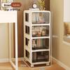Multi-layer Plastic Drawer Snack Storage Cabinet for Living Room or Bedside