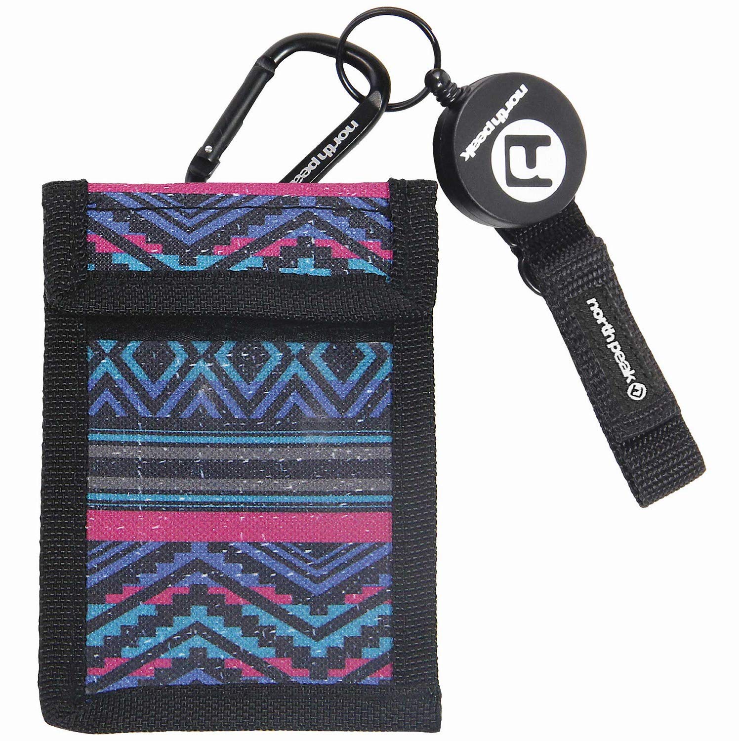 

North Peak Pass Case, Ticket Case, Lift Ticket Holder [Compact Type with Auto Reel] NP-5375 NTGY