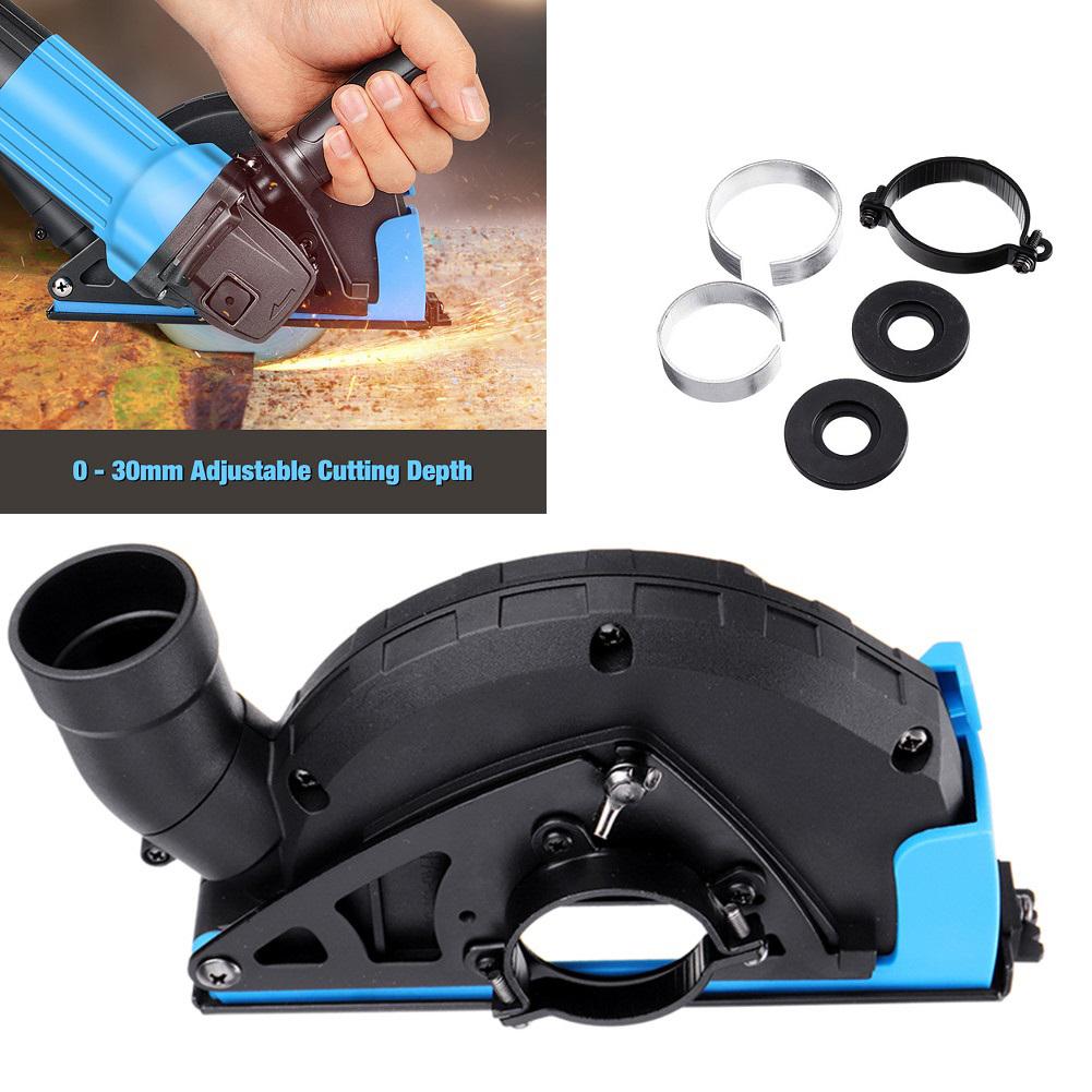 1pc 4"-5" Cutting Dust Cover For 100/125 Angle Grinder For Cutting Slotted Dust Shroud Collector Power Tool Accessories