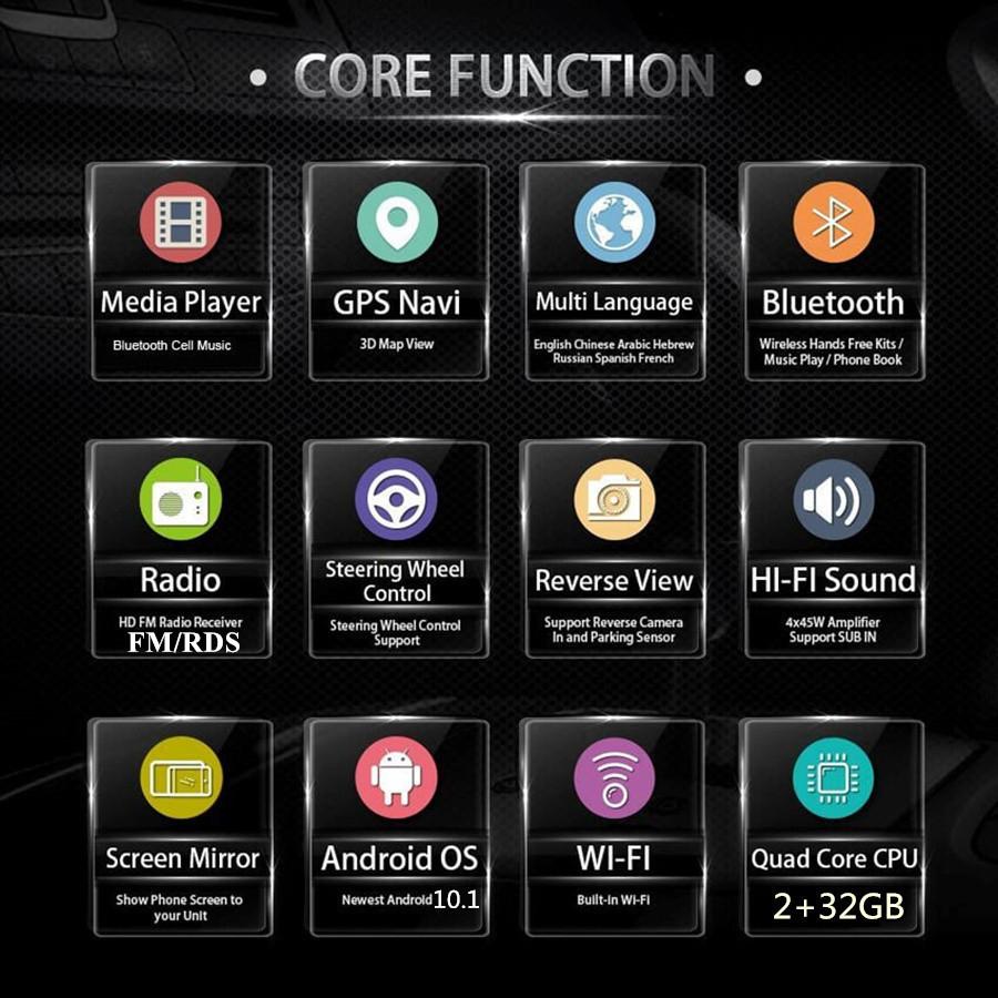 7''Android 10.1 Car Stereo Radio For Opel Vauxhall Astra H Vectra Antara Corsa