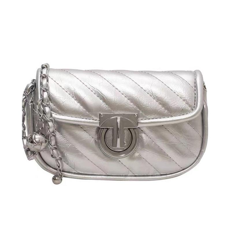 Premium Bag Trendy Small Fragrant Wind Rhombus Chain Bag Versatile Shoulder Messenger Bag