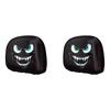 Stretch Car Headrest Cover Set 2 Pack, Visual Cabin Covers for Dust Care and Horror Theme Vehicle Decoration Update