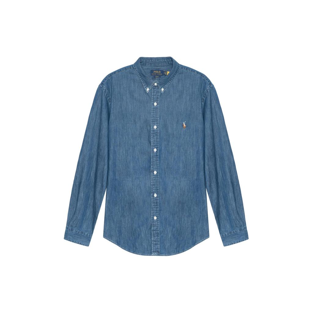 Polo Ralph Lauren Ss23 Solid Color Logo Embroidered Polo Shirt Men Shirts Dark-Blue 710776164-002