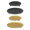 Iron Plate Candle Holder Geometric Candle Plate Decorative Candlestick Tea Light Holder Centerpiece for Home Decor