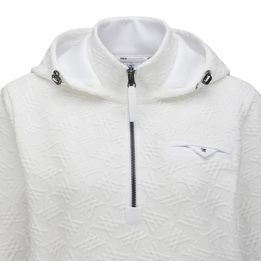 ANEW GOLF Women Fa Hooded Sweatshirt_Wh