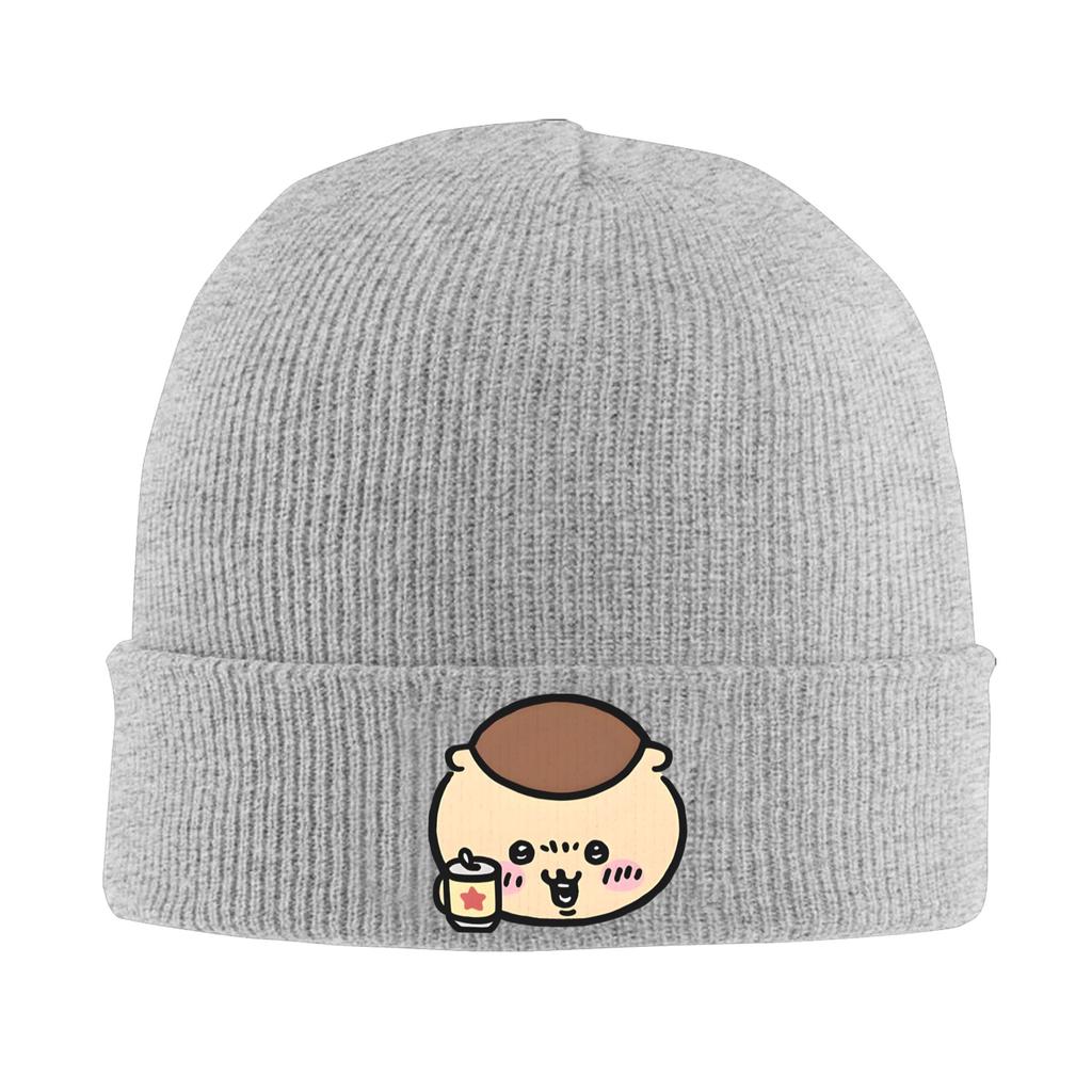 KURIUnisexJU TACO Chiikawas Hats Autumn Winter Skullies Beanies Warm Caps Unisex Women Acrylic Skullcap