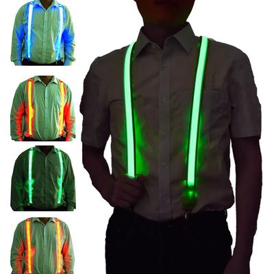 Accesorii de petrecere Bretelă cu papion Lumini LED Umerașe pentru femei pentru bărbați Accesorii pentru petrecerea de nuntă Strălucesc în întuneric SD01