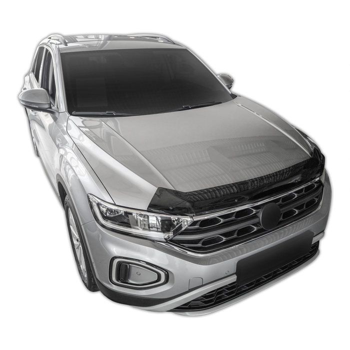 SCOUTT | Bra Capot Déflecteur Protection Pour Volkswagen T-Roc Depuis 2017, Aérodynamique, Assemblage Facile, Aucun perçage requis