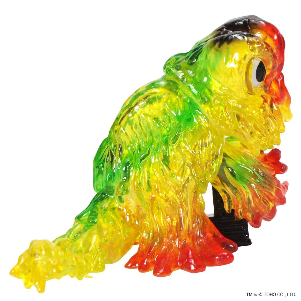 CCP Middle Size Series Godzilla EX 3rd Chimney Hedorah 1970s Image Color Clear PVC Complete Figure Ver. Pre-painted