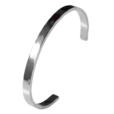 TAVARAT Bangle Made In Japan Men's Bracelet, Unisex, Brass, (Nickel-Blown)