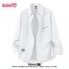 Baleno Men's Long Sleeve Drapey Shirt with JPB Stacked Letters Print