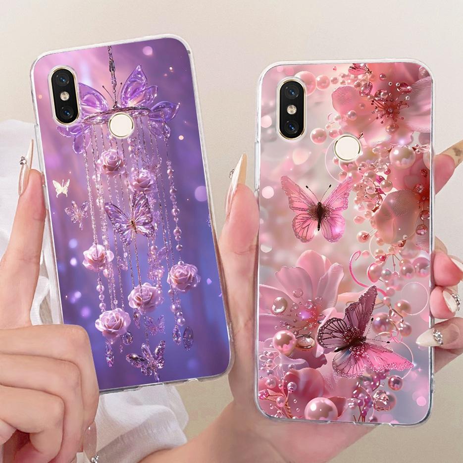 For Xiaomi Mi 8 Pro Case Cute Lion Fashion Painted Cover Soft Slim Phone Case For Xiaomi Mi 8 Lite 8Lite Mi8 Pro Back Cover Bags