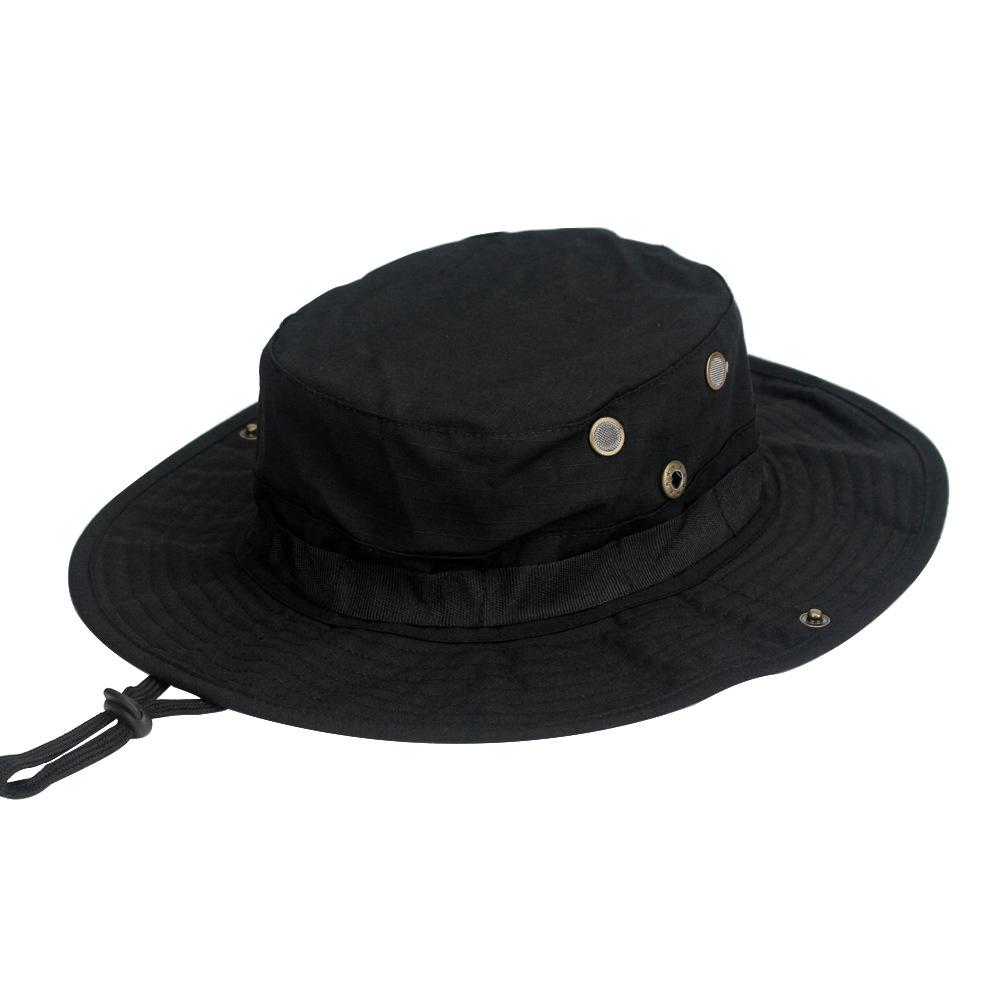 Faltbarer Militär-Camo Eimerhut mit breiter Krempe für Outdoor-Wandern & Angeln