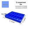 Thickened Rectangular Divided Parts Organizer Box