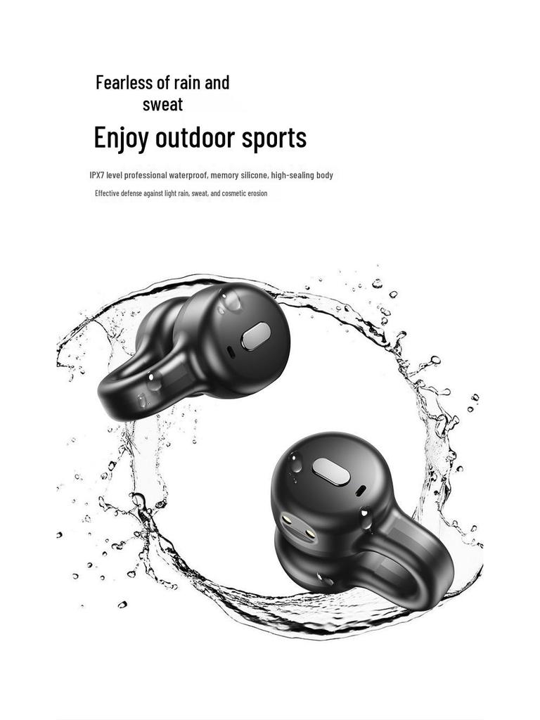 OWS-CT06 Bluetooth Earbuds - Wireless Sports Ear Clip for Music & Gaming
