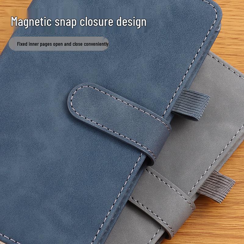 Custom Portable A6 PU Leather Notebook with Logo Printing – Thick, High-Value, Compact Design