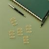 10Pcs Three Hole Binder Rings Large Metal Loose Leaf Book Binding Rings for Flash Card Clips Notebook Stationery