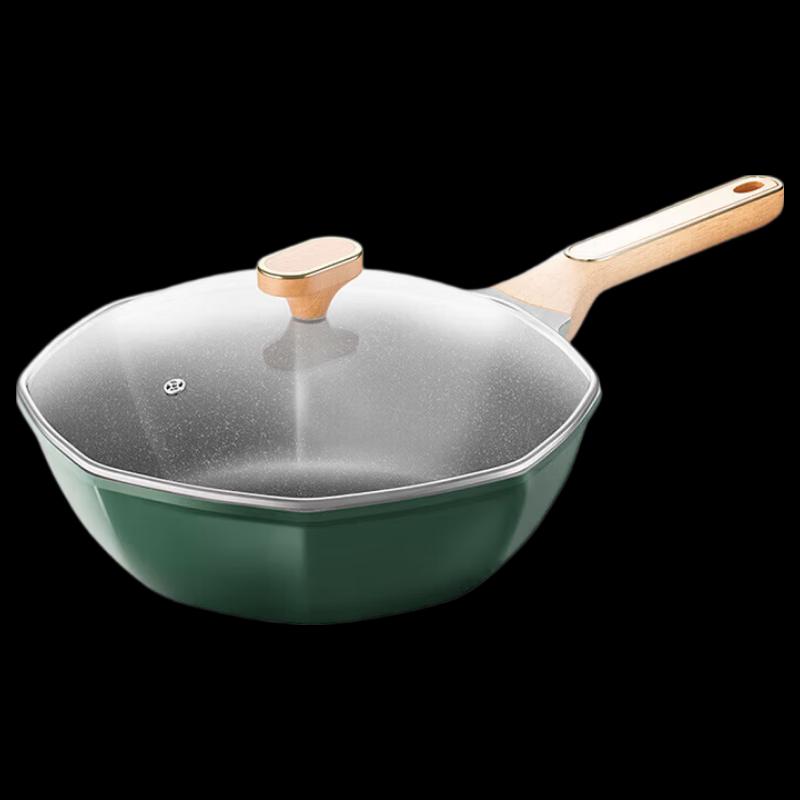 AUX Octagonal Non-stick Wok