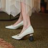 Fashion Pointed Toe White Women's Summer Footwear Shoes for Woman 2024 Pumps Pearl High Heels Black on Heeled Wedding Bride Shoe 39 Y2k