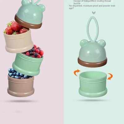 Boîte de Lait en Poudre pour Bébé pour Emballage Extérieur Portable Grande Capacité de Stockage Mini Emballage Bébé Petite Taille Compartiment pour Lait en Poudre