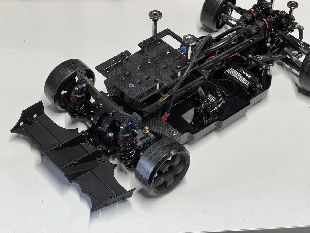 Short Carbon Fiber Bumper for TT-02 (Diffuser Compatible)