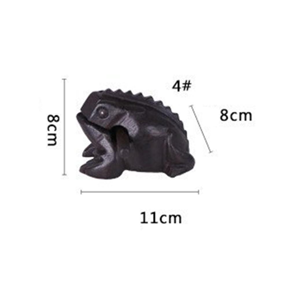 1 Stück Holzfrosch Guiro Raspel, Handgefertigtes Holzfrosch Musikinstrument, Afrikanische Holzfrosch Raspel Musikinstrument für Erwachsene