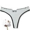 European-Size Women's Seamless Cotton Thong - Sexy Low-Rise T-Back Underwear