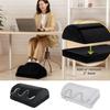 Foot Rest For Desk Adjustable Heights Leg Pillow Under Desk Stool With Warm Pocket For Living Room Bed Study Kitchen Home Dorm