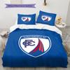 Chesterfield F.C.C Vzorované povlečení, Sada přikrývky Povlak na přikrývku Povlak na polštář Domácí Dárek k narozeninám (1 * povlak na peřinu + 2 * povlak na polštář, bez jádra)