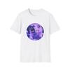 Purple Dog Graphic T-Shirt, Dog Lover Gift, Casual Wear, Goth, Punk