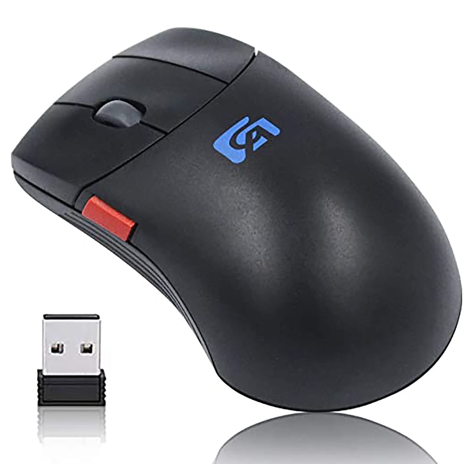 

Wireless Mouse, 5 Buttons, Compact, USB Rechargeable, Quiet, 2.4GHz, 80012001600 DPI, High Precision, Portable, Macro-Definable Buttons, Ideal for 3D