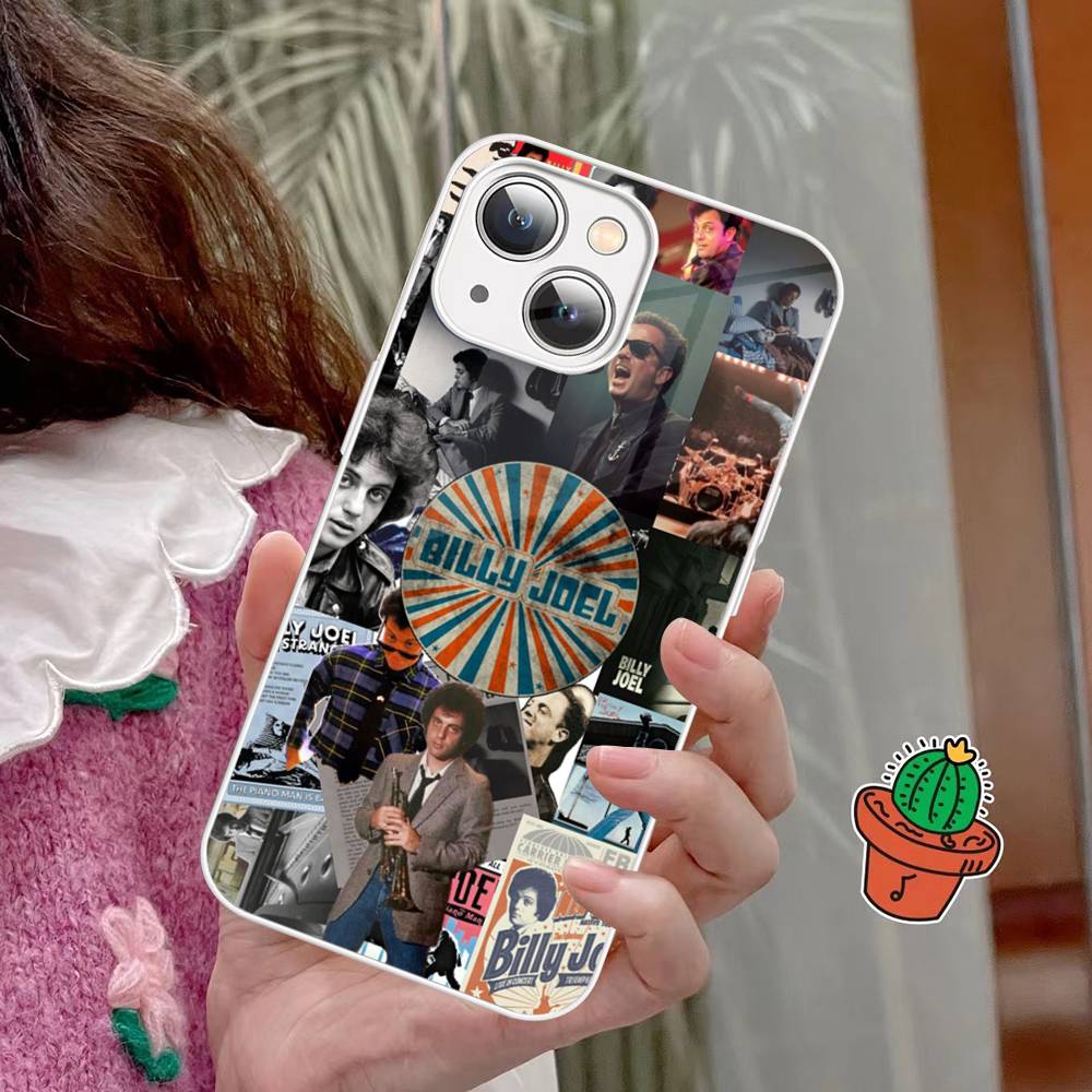 Singer Billy J-Joel Tempered Glass For Iphone 14 13 12 11 Pro Mini XS MAX 14Plus X XS XR Cover