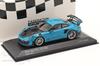 Minichamps 1/43 Scale Porsche 911 (991 II) GT2 RS 2018 (Miami Blue with Silver Wheels) [Imported]