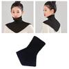 Outdoor Neck Guard Neckerchief Unisex Lining Soft High Collar Windproof Scarf for Office or Parties
