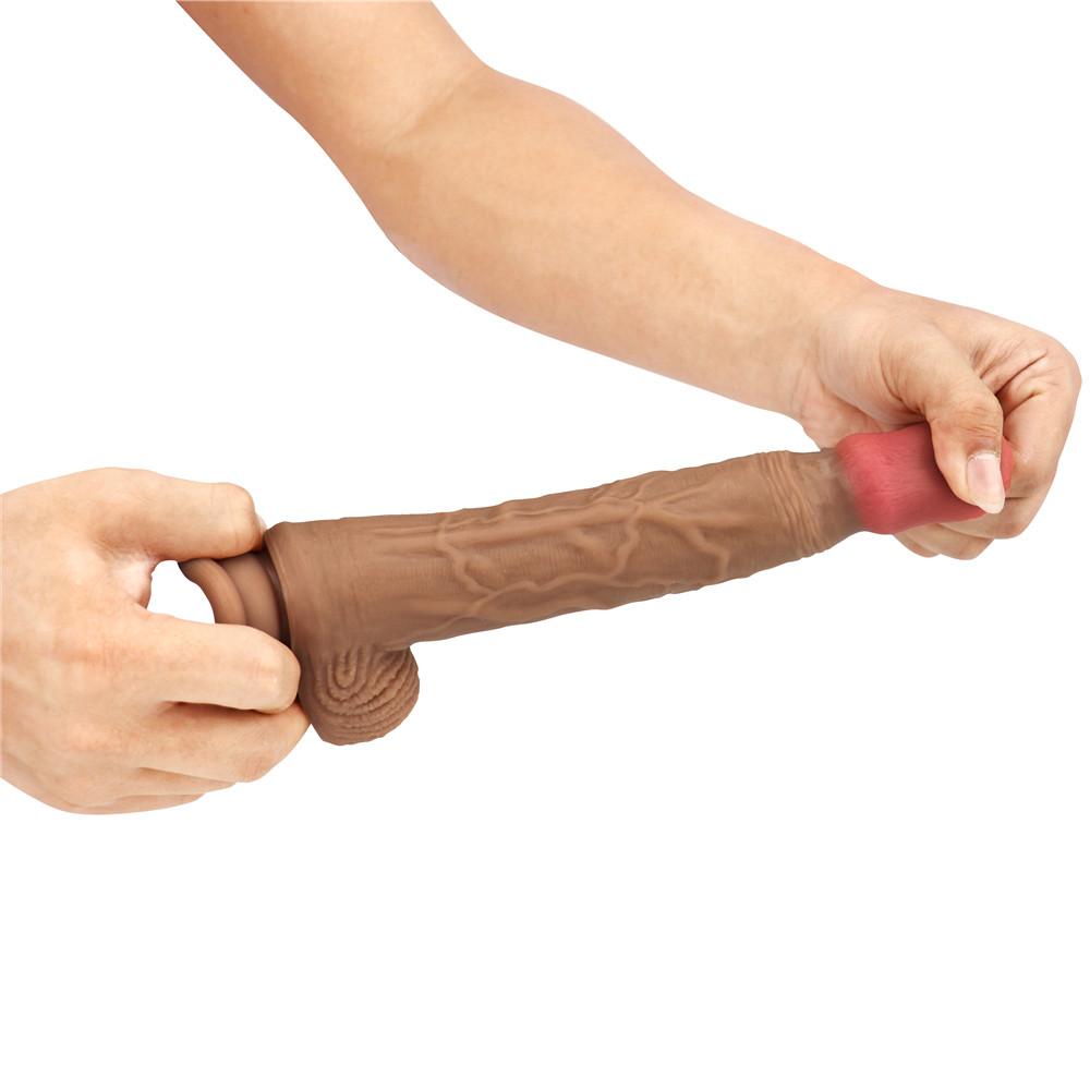 MoDi Dildo Stretch Schub G-Punkt Klitoris Anal Erwachsene Sex Spielzeug für Frauen Paar Flirten Werkzeug