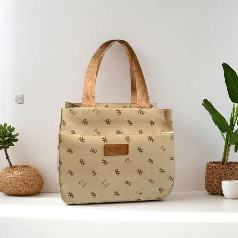 

Large Capacity Fashion Bento Tote Bag for Lunch and Office 25cm Length x 21cm Height x 15cm Thick