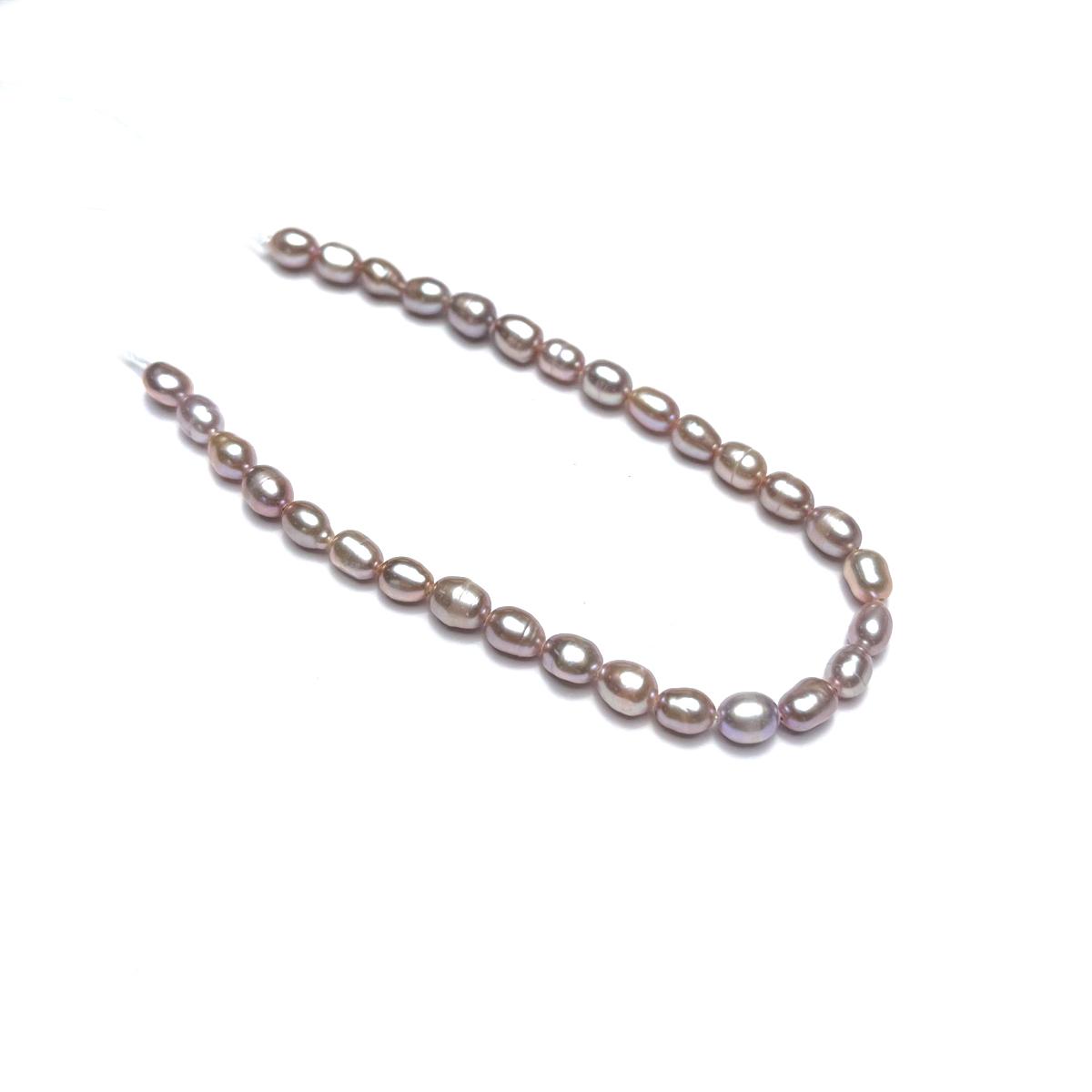 

1 нить, искусственный жемчуг фиолетовый 4-5 мм, модные бусины из риса ручной работы для изготовления ювелирных изделий своими руками, ожерелья, браслета, аксессуаров для лодыжек, подарков оптом 18 см 1String-4-5mm/18cm фиолетовый