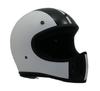 SunUp COBRA Full Face Motorcycle Size L White SM-002 Helmet, (59-60cm),