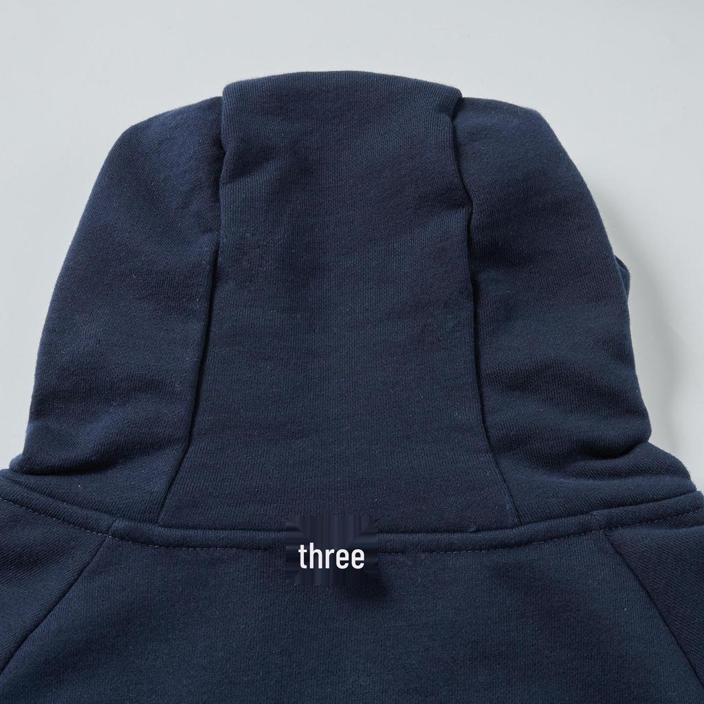 Unisex Zipper Hoodie - Autumn Collection with Four-Stripes, Color Block & Side Stripes Design
