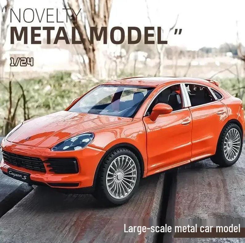 

1:24 Игрушка Модель автомобиля Porsche Cayenne S из литого металла для детей