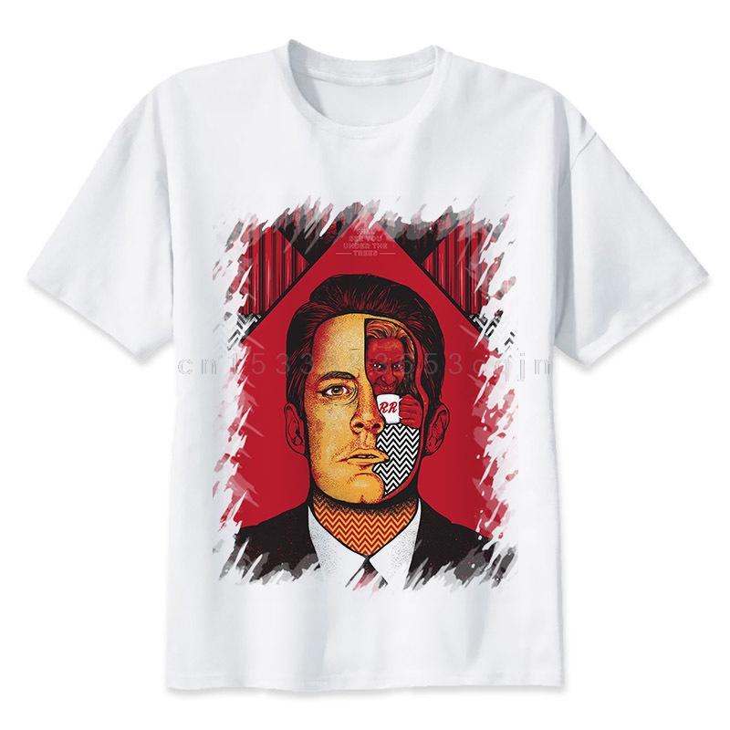 Twin Peaks Tshirt Men Tv Fashion Tshirts Men Tee Shirt Tops Short Sleeve T Shirt