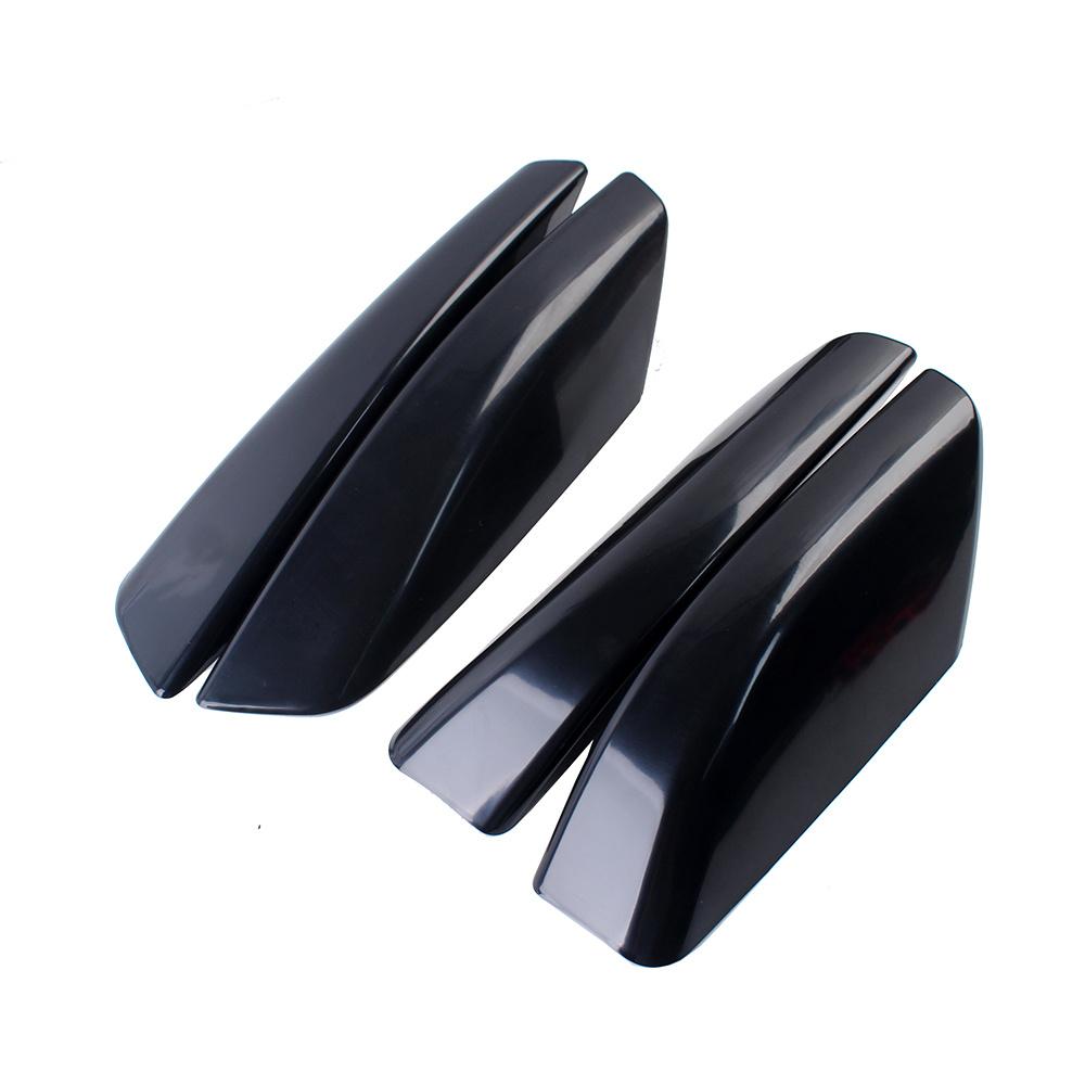 Roof Rac 4P Roof Rack Rail End Cover Shell Cap for 2003-2009 Toyota 4Runner SW4 N210 Black Roof Rail Bar Cover Shell Protectionk