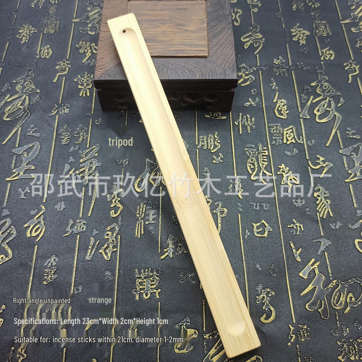 

Бамбуковая подставка для благовоний: Доска из сандала и агарового дерева с гравировкой логотипа.