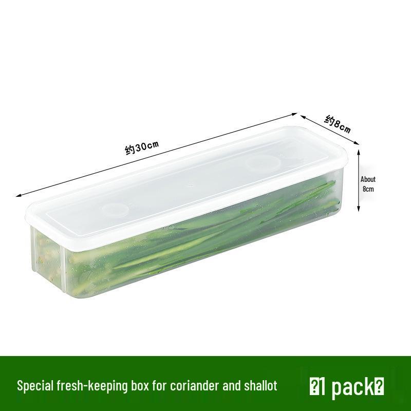 

Прозрачный герметичный контейнер для хранения зеленого лука, кинзы, лука-порея, лапши и яиц