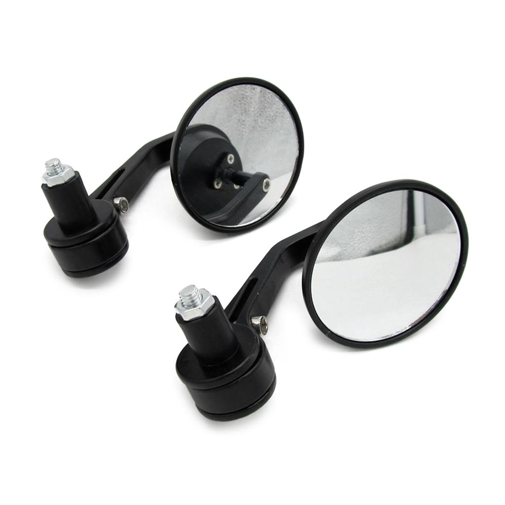 Oglinzi profesionale cu bară rotundă pentru motociclete Oglindă laterală retrovizoare pentru motocicletă pentru montare rapidă a ghidonului de 7/8"